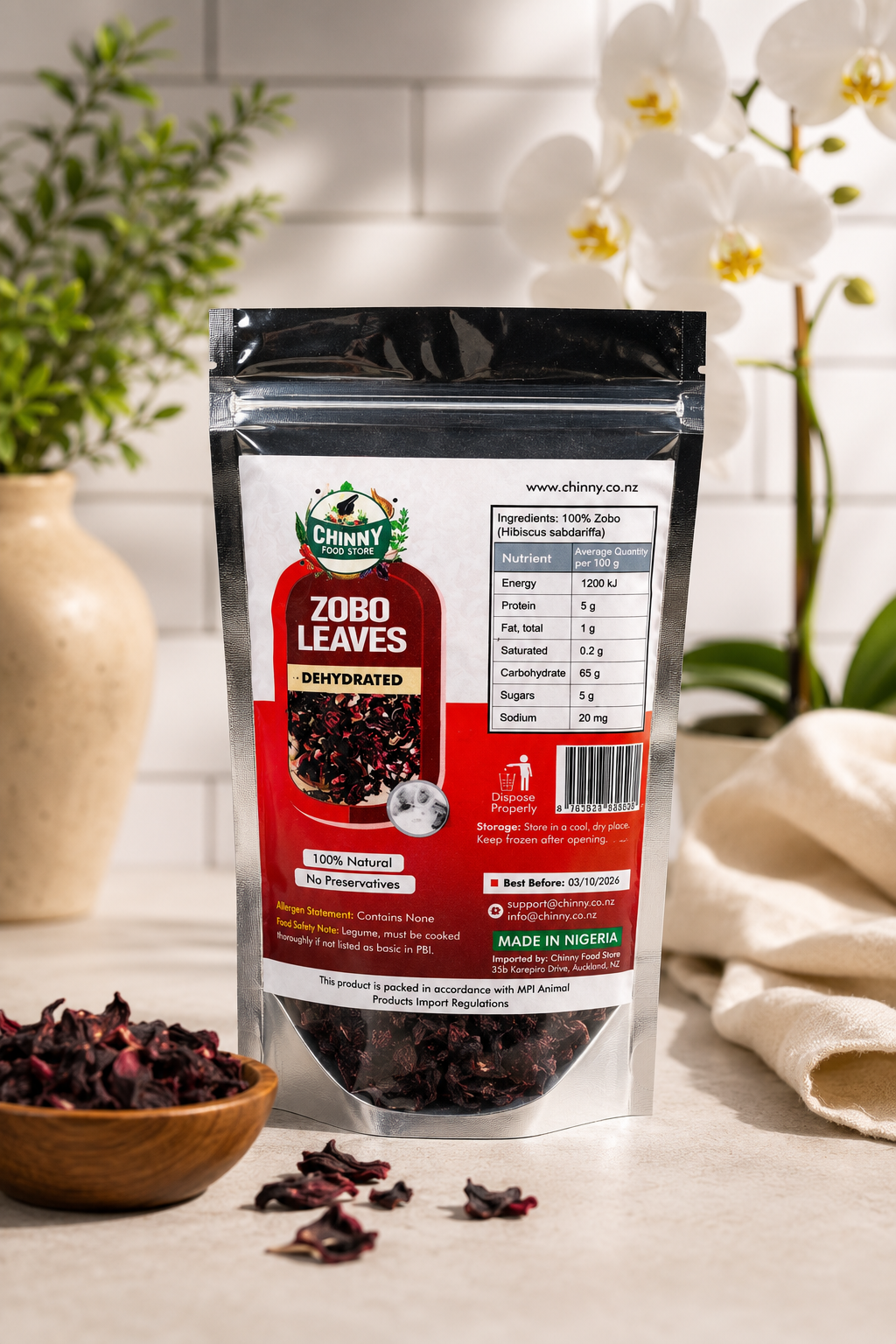 Zobo Leaves