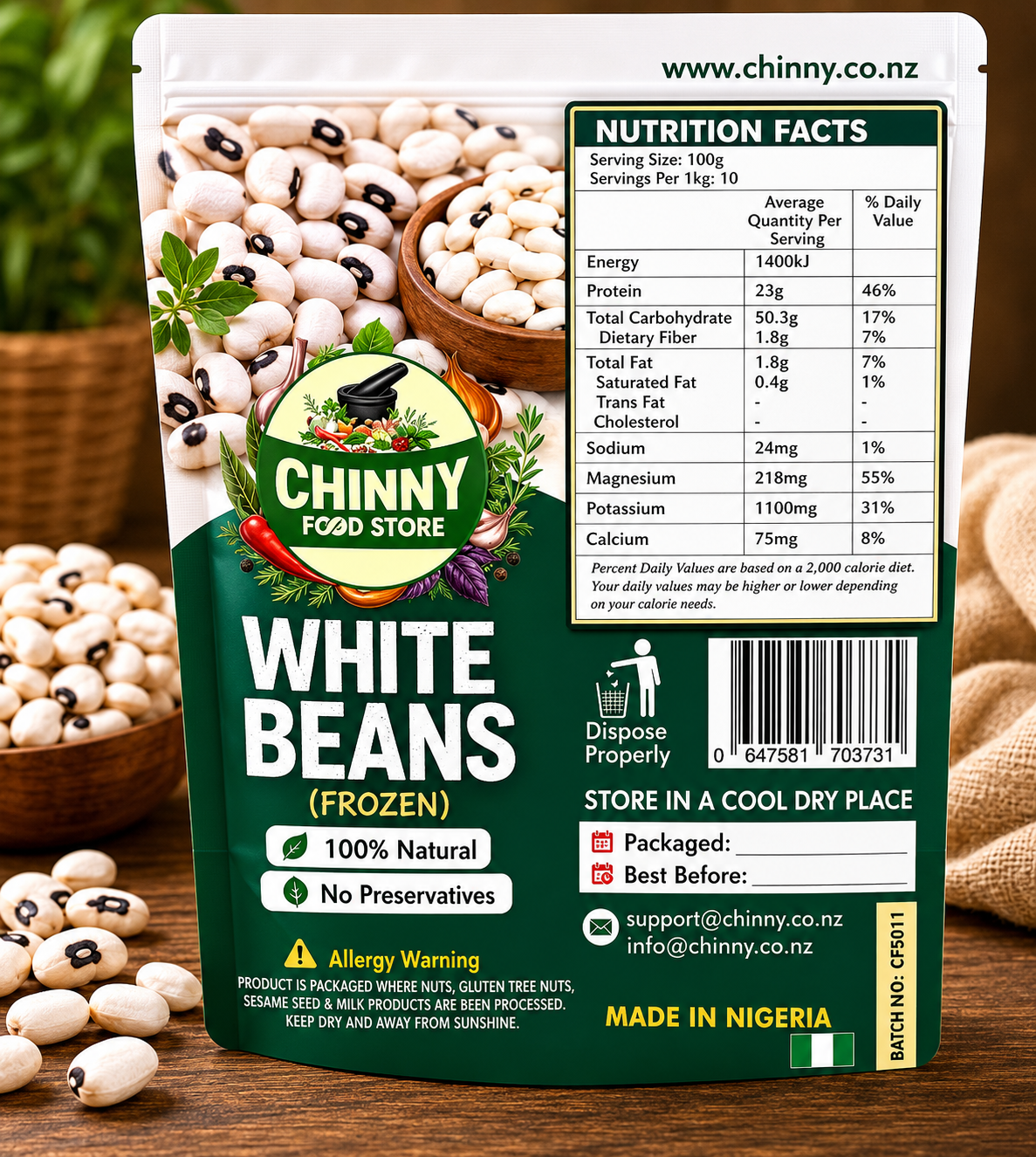 WHITE BEANS