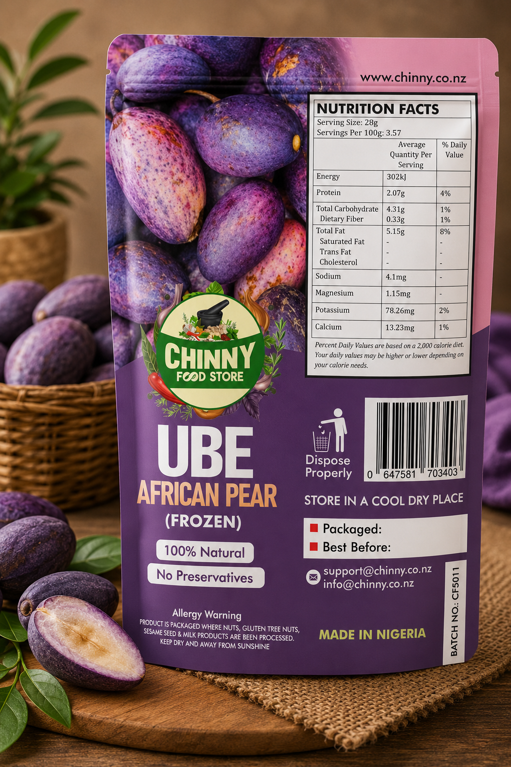 UBE AFRICAN PEAR