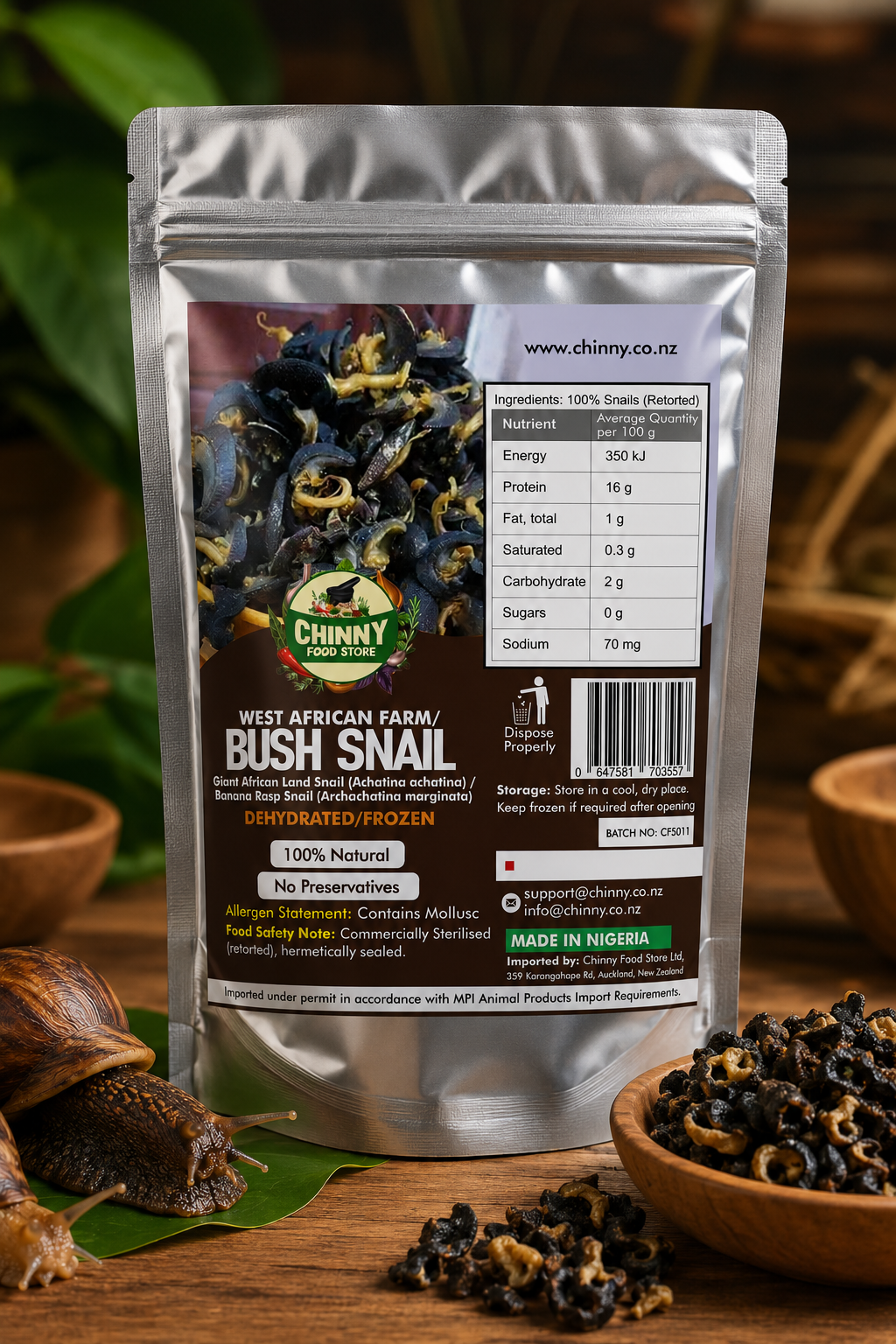 WEST AFRICAN FARM/ BUSH SNAIL