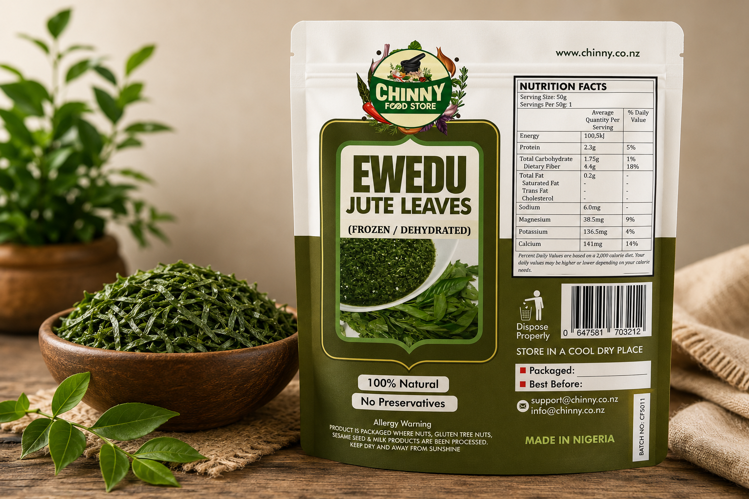 EWEDU JUTE LEAVES