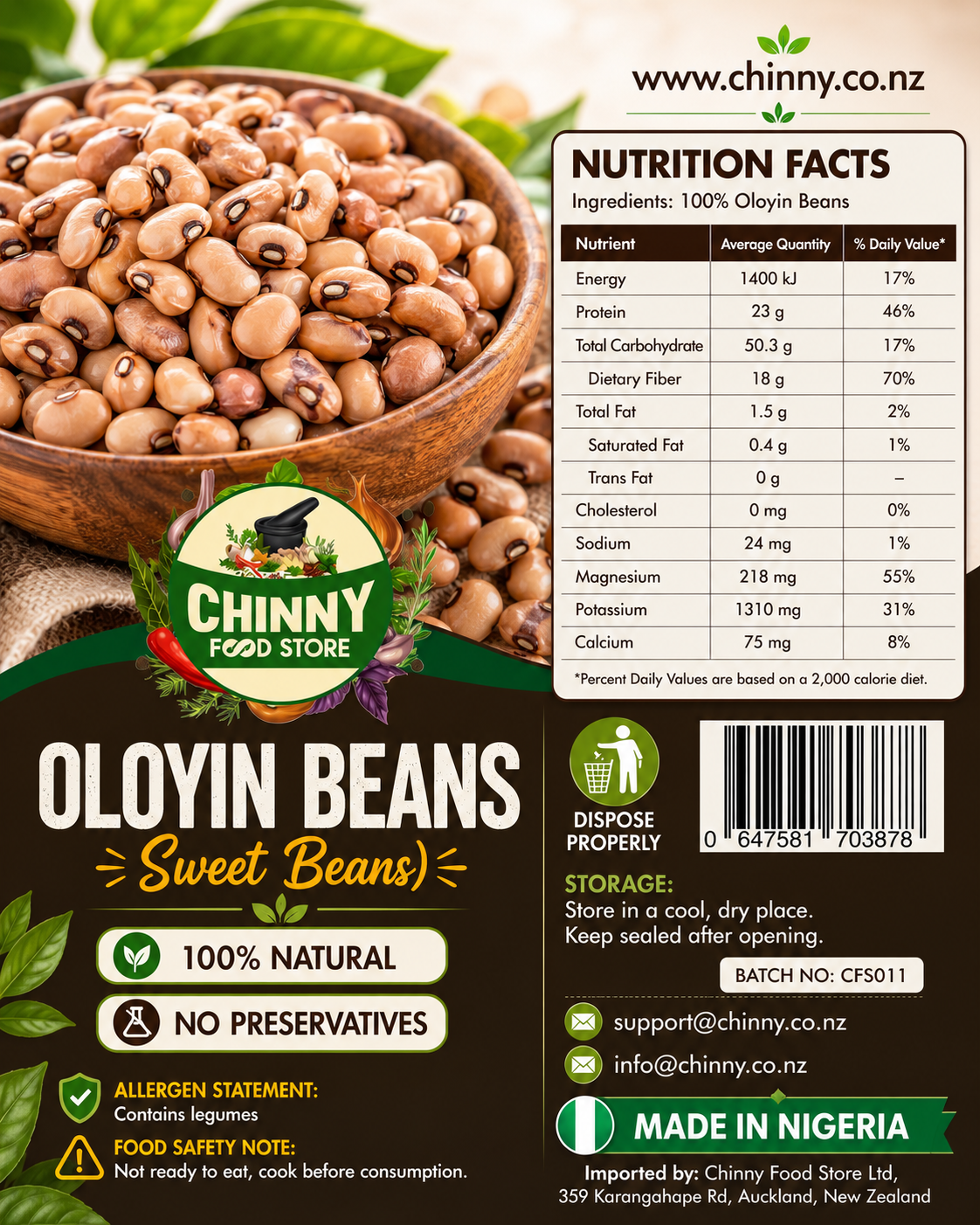 OLOYIN BEANS