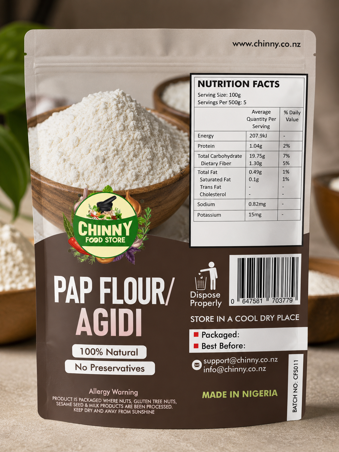 PAP FLOUR/ AGIDI